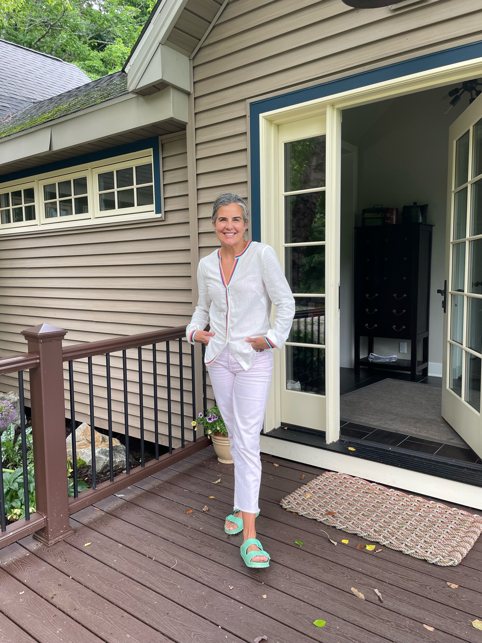 The Birkenstock Eva sandal is a summer essential for my indoor/outdoor life. Light, colorful and easy to clean. 🩷❤️🧡💛💚

#LTKshoecrush