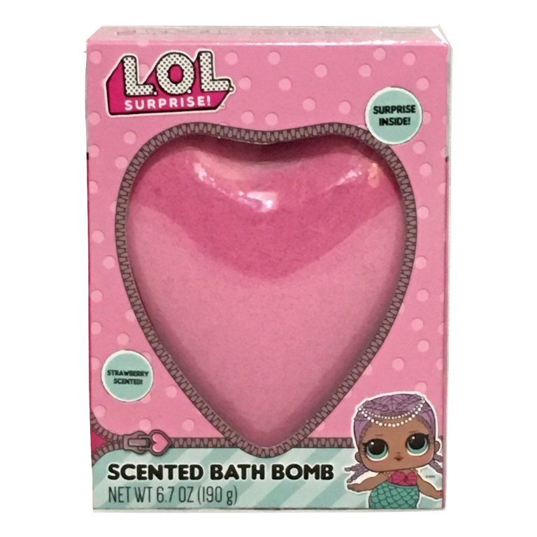 LOL Surprise Scented Bath Bomb Heart (Pink - Strawberry) | Walmart (US)