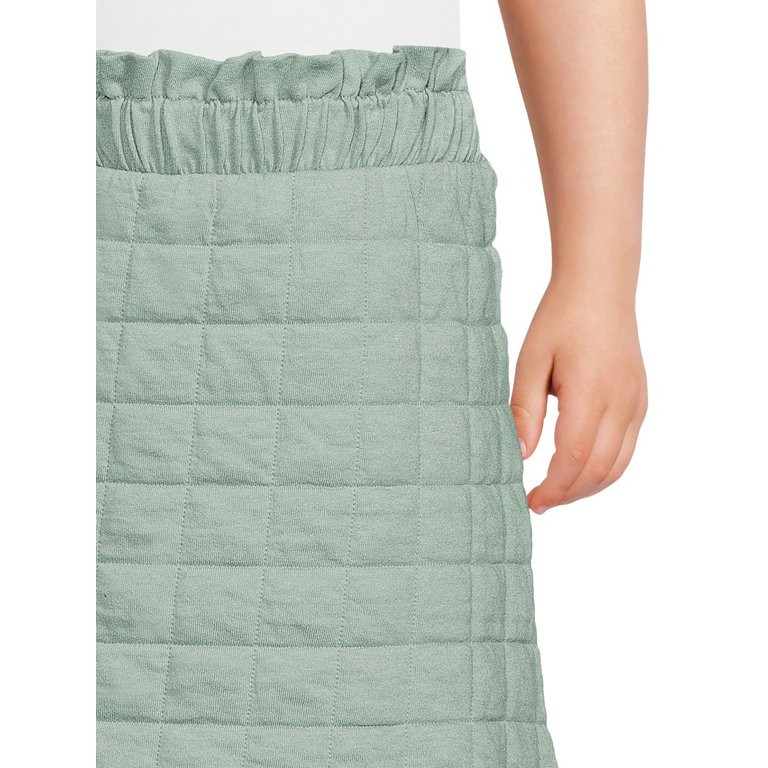 Wonder Nation Girls Quilted Skirt, 2-Pack, Sizes 4-18 & Plus | Walmart (US)