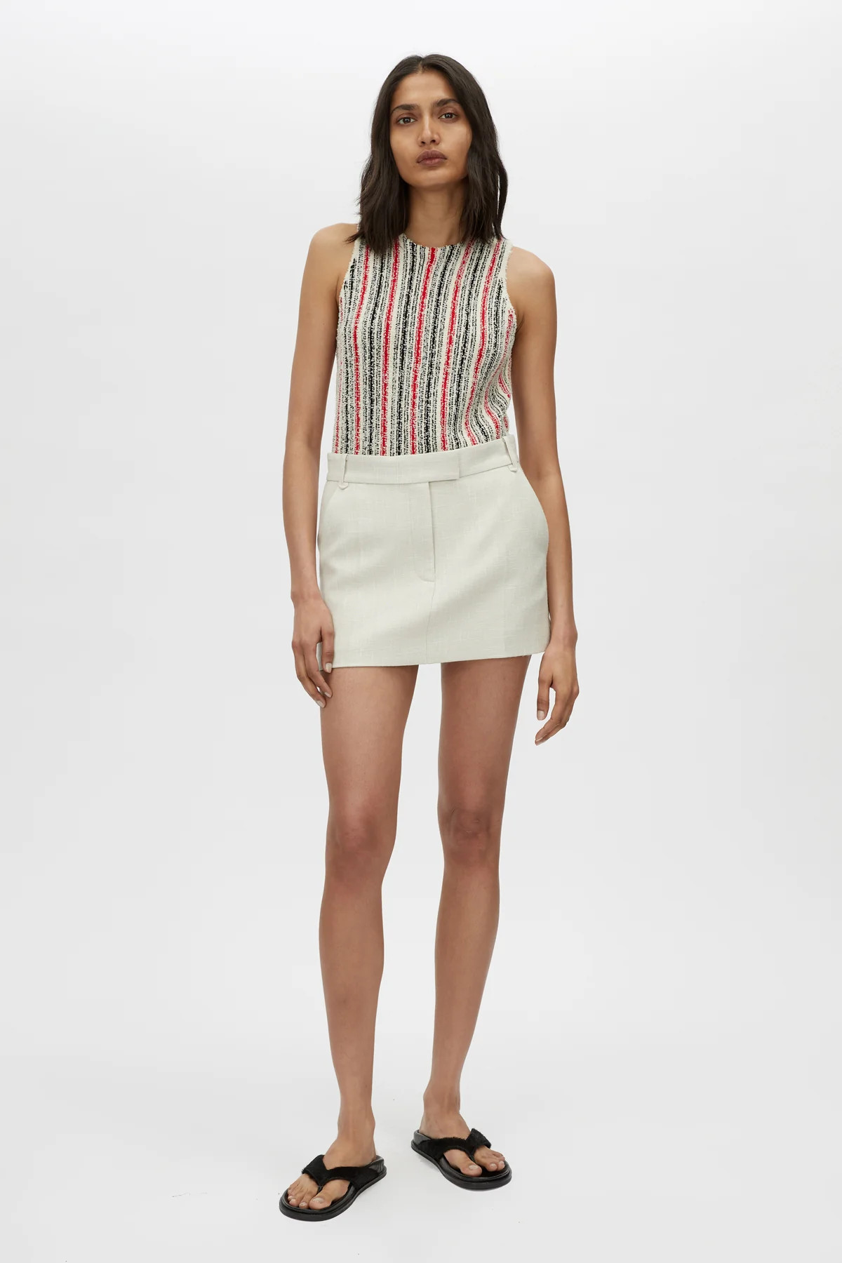 Corbett Mini Skirt in Stone White - CAMILLA AND MARC® C&M | CAMILLA AND MARC (ANZ)