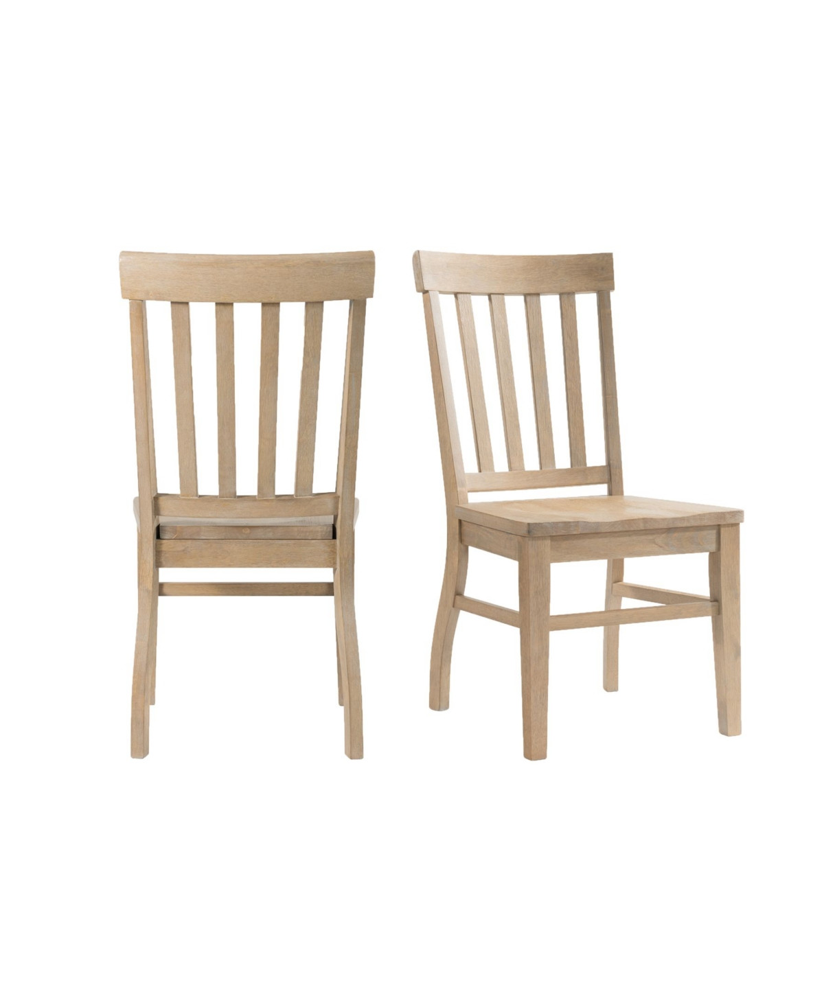 Picket House Furnishings Liam Side Chair Set - Natural | Macy's
