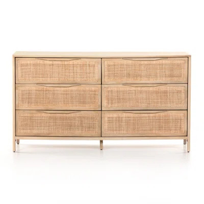 Nellie 6 Drawer Cane Dresser | Wayfair North America