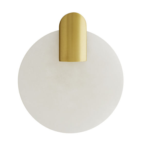 Halette Antique Gold Brass Steel Sconce | Scout & Nimble