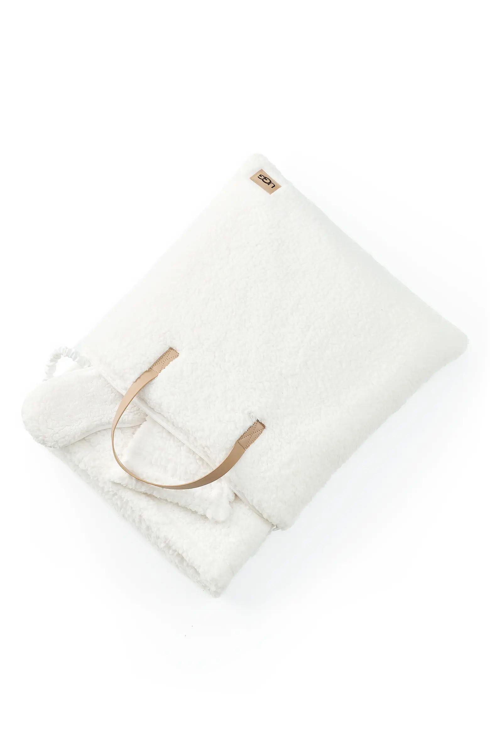 Original Faux Shearling Throw Blanket & Eye Mask Sleep Set | Nordstrom