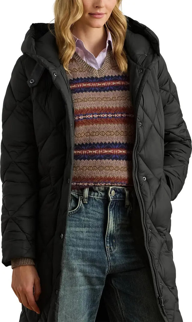 Soft Quilted Hooded Longline Coat | Nordstrom