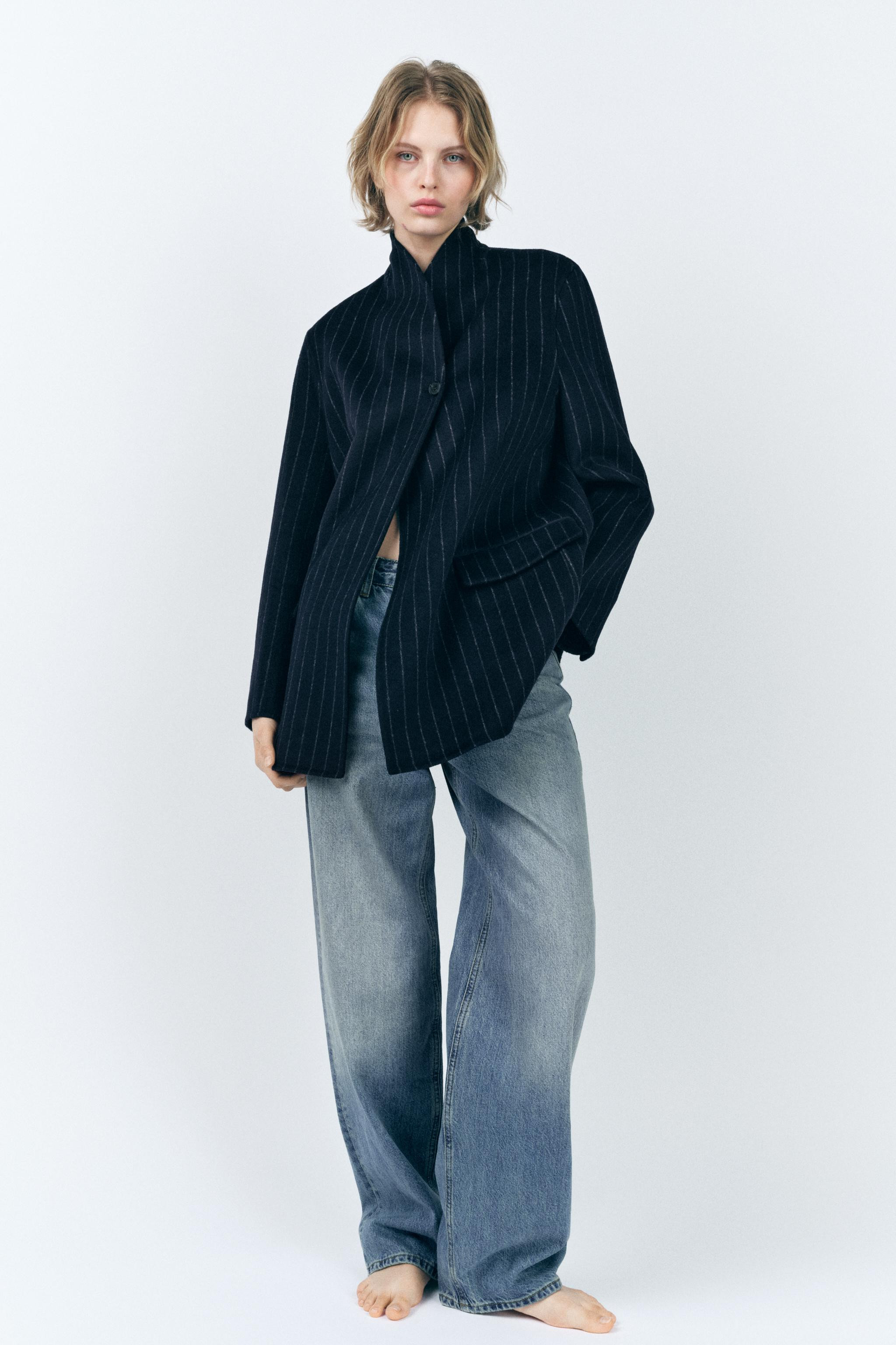 ZW COLLECTION OVERSIZED WOOL BLEND JACKET | Zara Canada