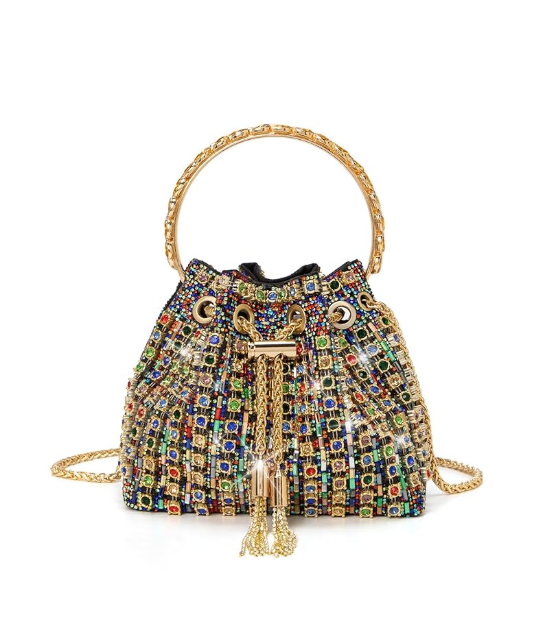 Sparkly Diamond Evening Bag Clutch Purses for Women Rhinestone Purse Glitter Handbag for Party Pr... | Amazon (US)