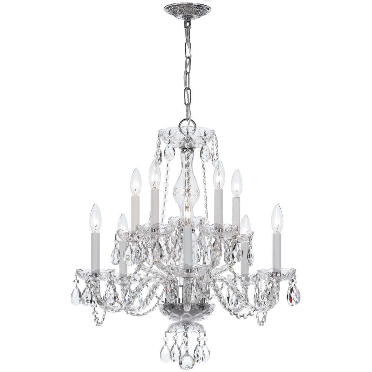 Crystorama Traditional Crystal Chandelier Polished Chrome one_size | 5080-CH-CL-SAQ | Lowe's