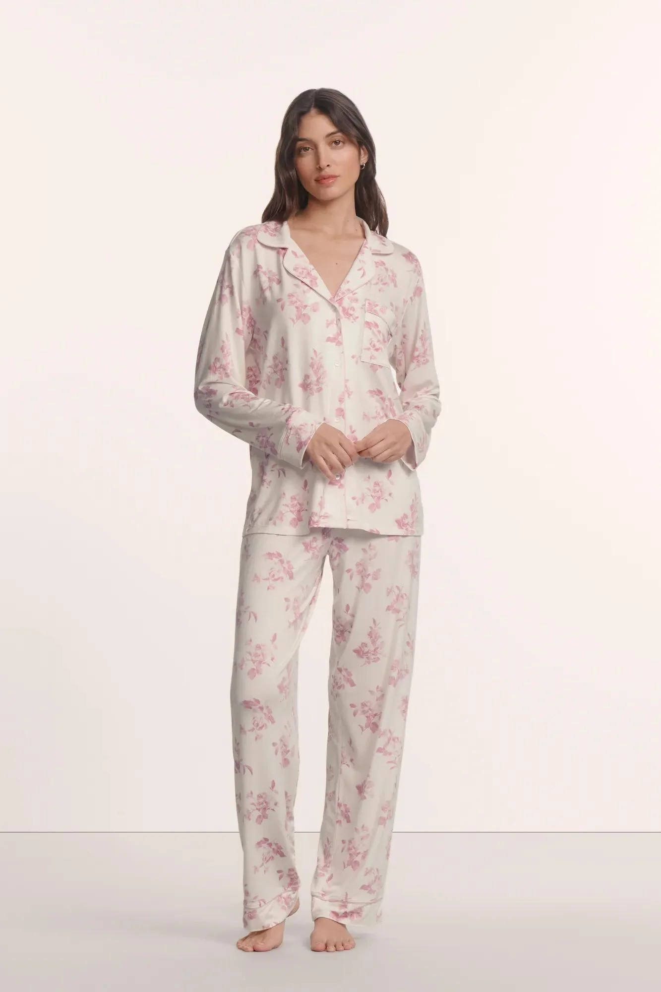 Gisele Printed TENCEL™ Modal Long PJ Set | Eberjey