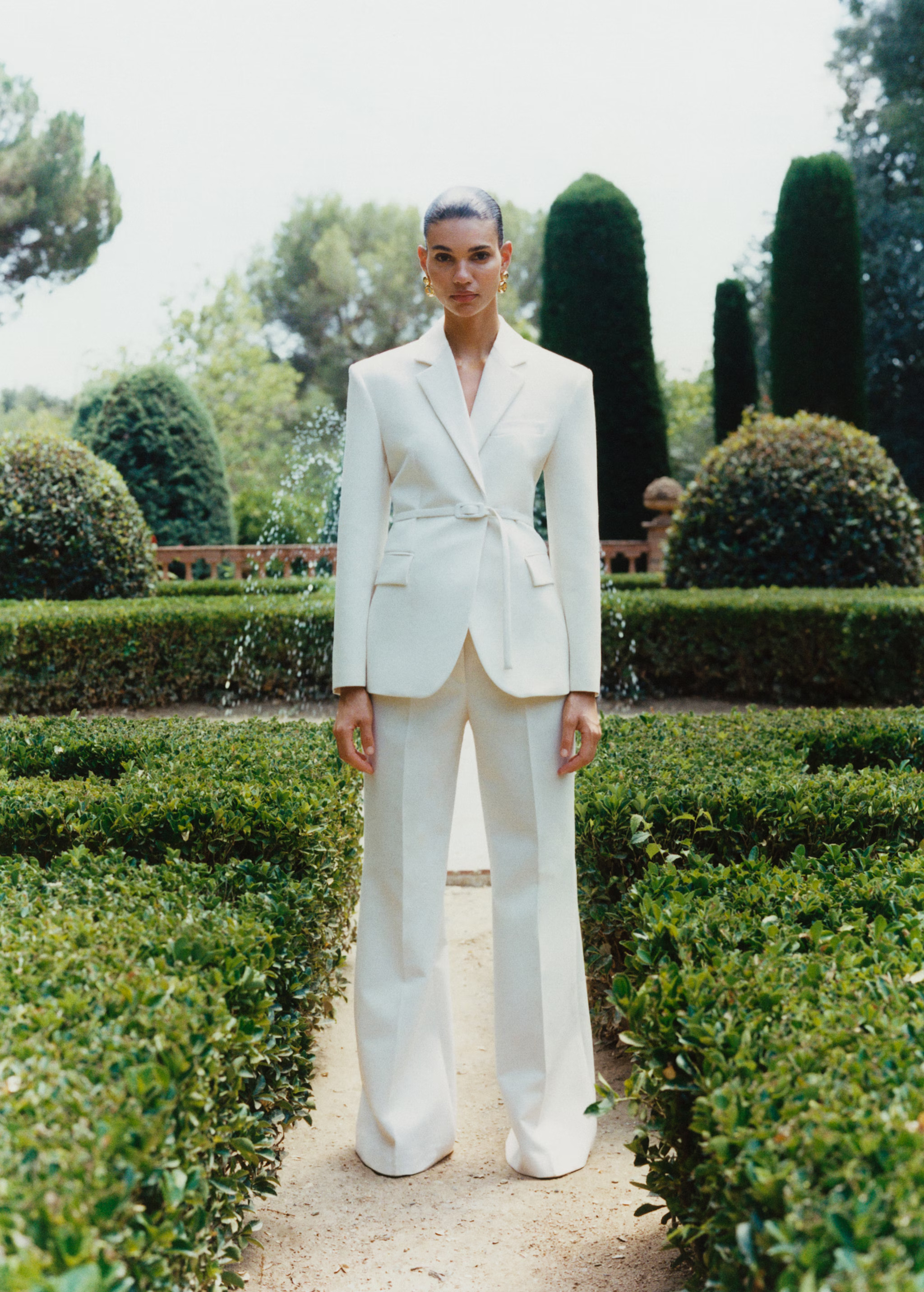 Flared trouser suit | MANGO (UK)