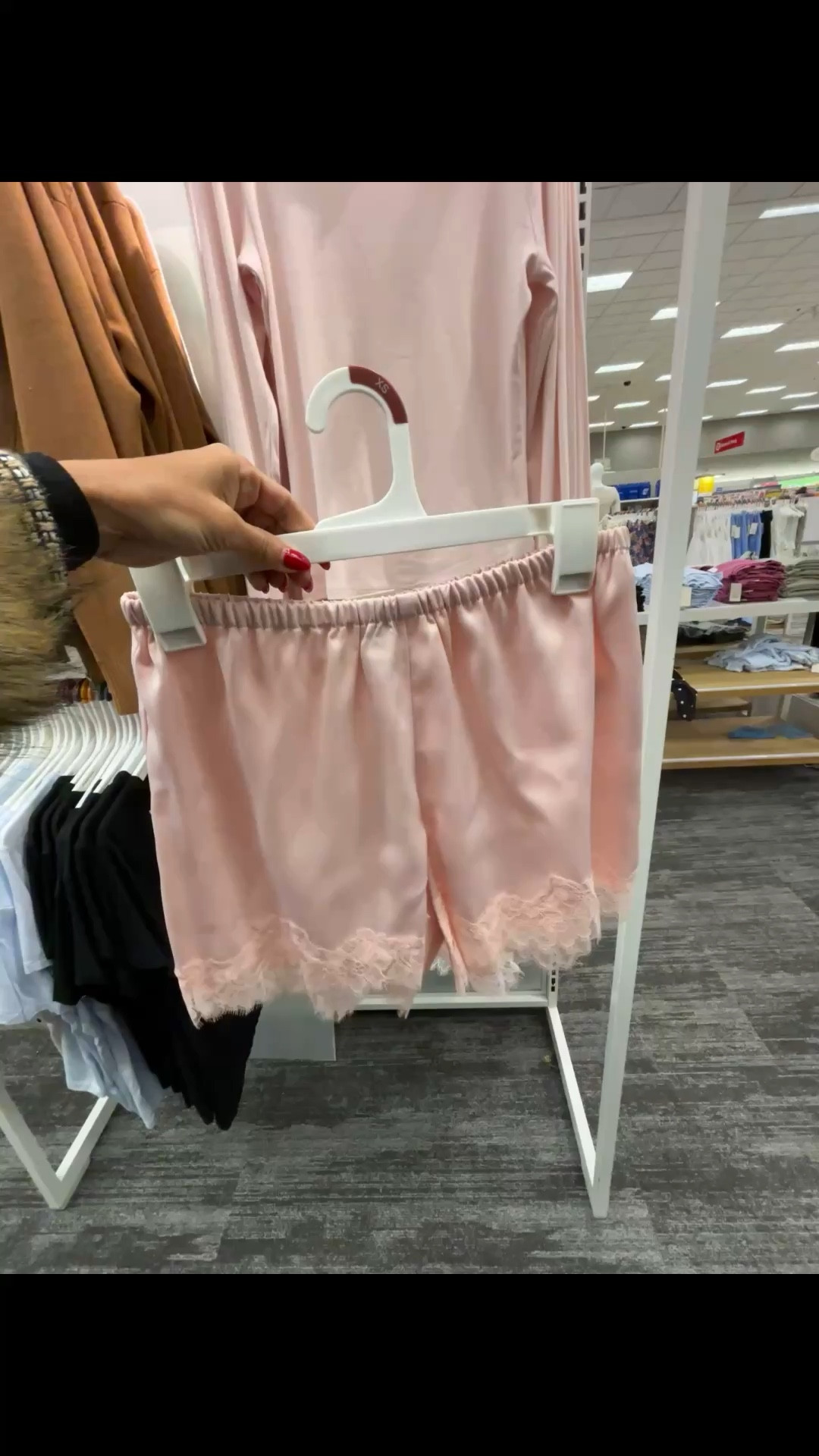 Lace trim satin shorts 


#LTKspring #LTKootd #LTKspringtrends