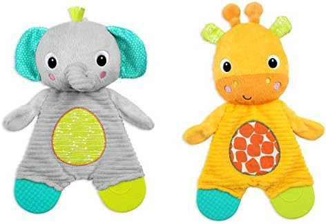 Bright Starts Snuggle & Teethe Toy (One toy, style may vary) | Amazon (US)