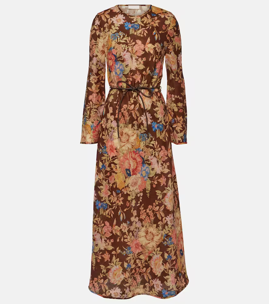 Zimmermann August floral linen maxi dress | Mytheresa (US/CA)