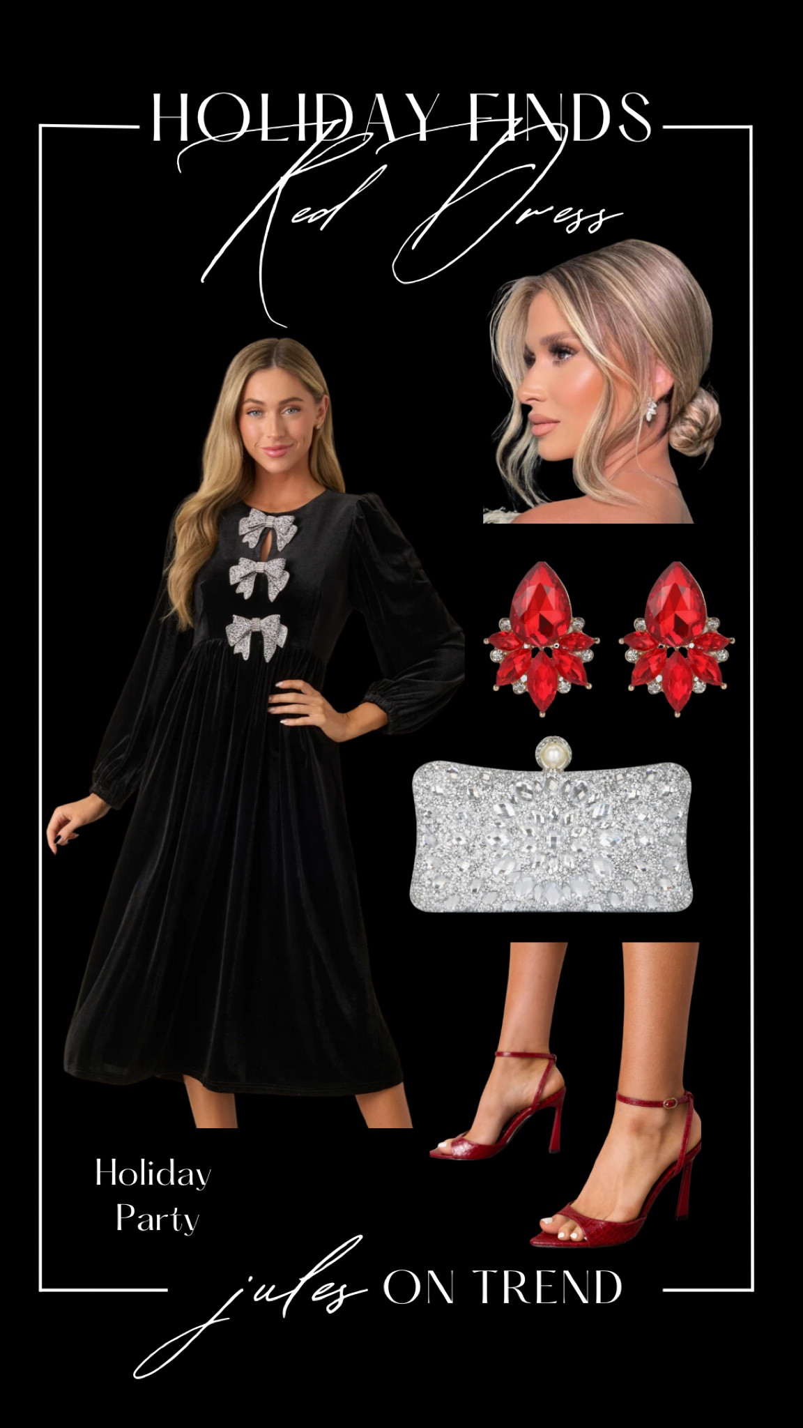 Holiday party outfit, winter wedding guest outfit, special occasion outfit

#LTKFindsUnder100 #LTKWedding #LTKHoliday