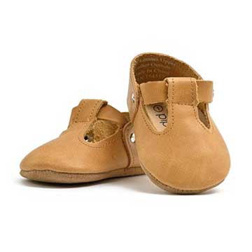 Natural - T-Strap Mary Jane - Soft Sole | Piper Finn
