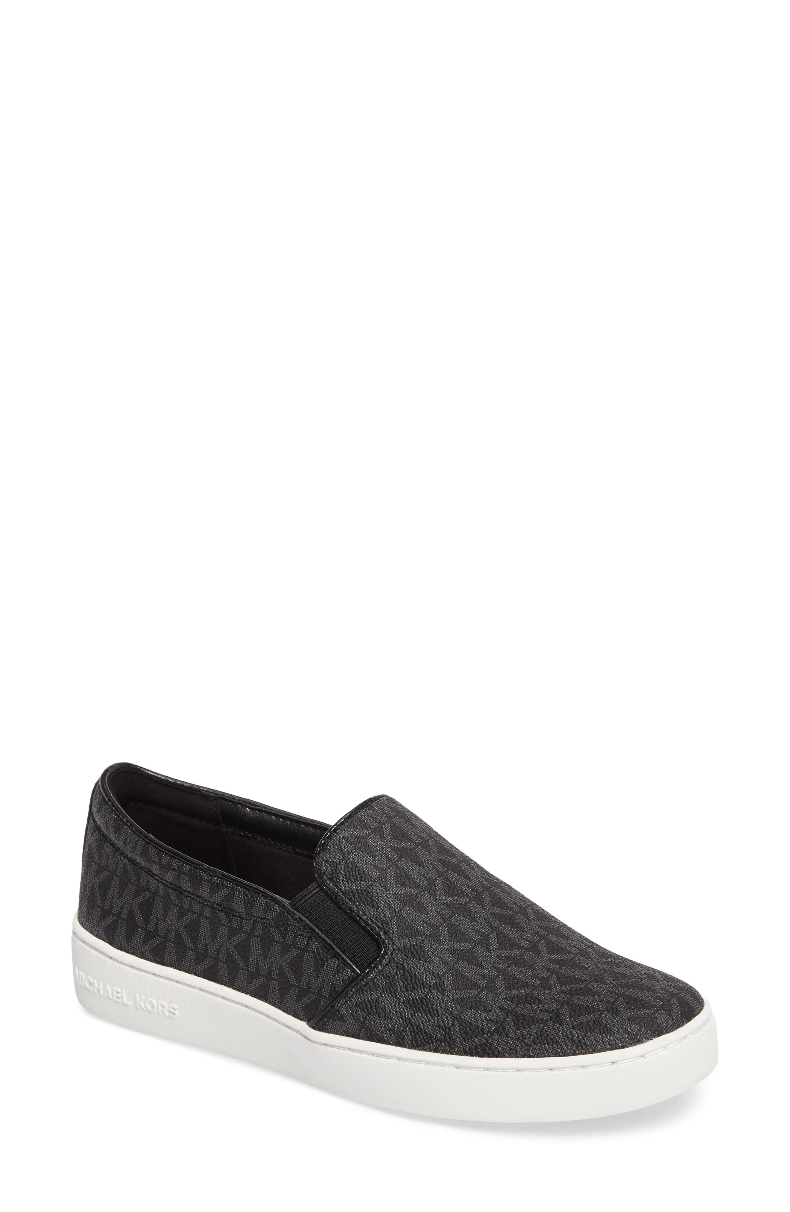Women's Michael Michael Kors Keaton Slip-On Sneaker, Size 10 M - Black | Nordstrom