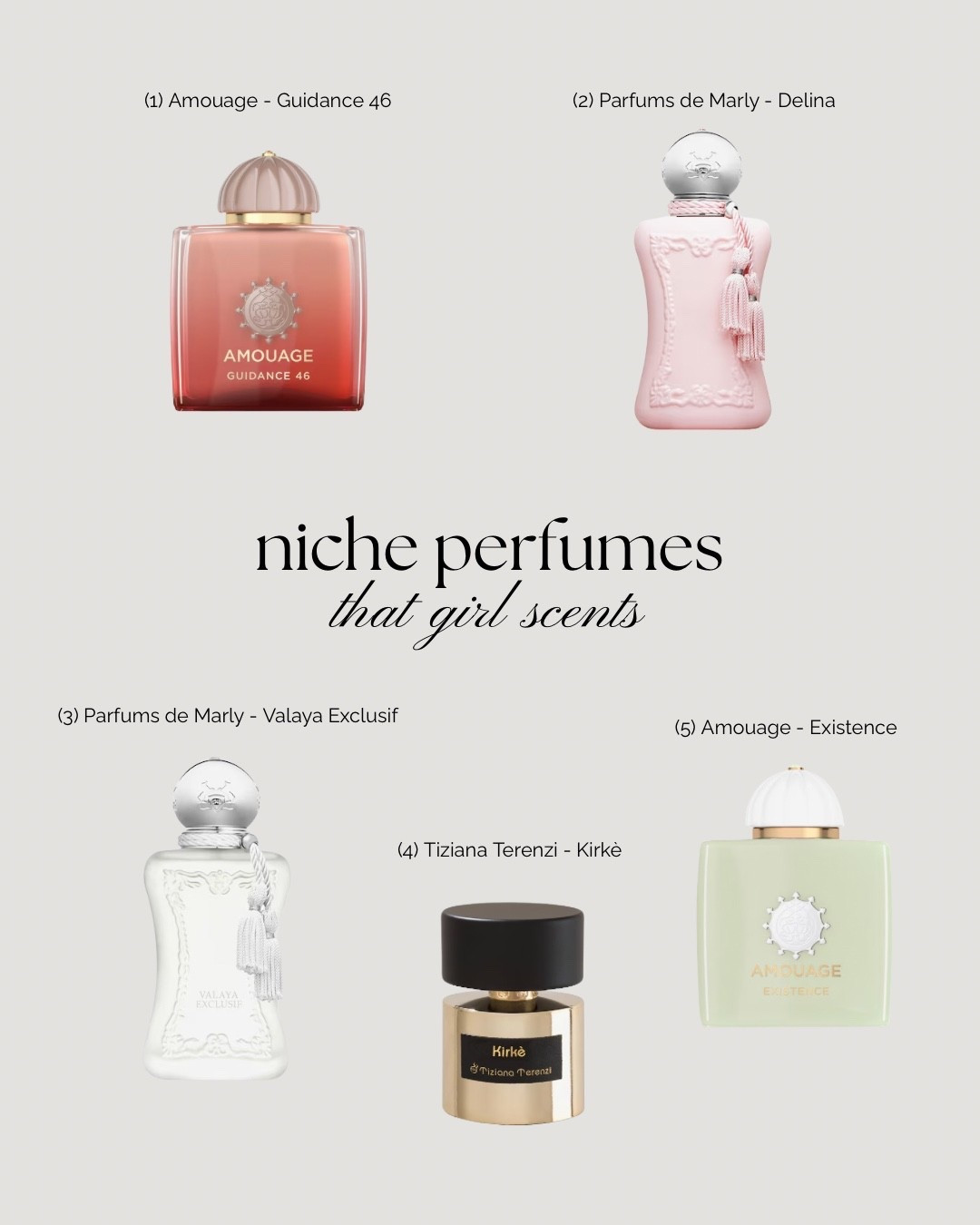 My top 5 niche perfumes ✨

#LTKgiftguide #LTKdeutschland #LTKbeauty