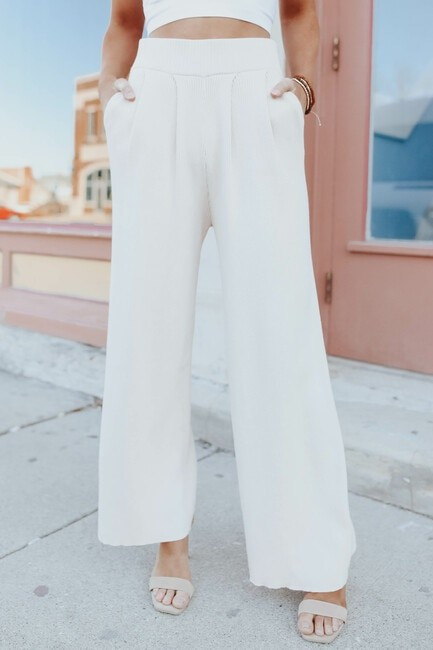 Chesapeake Bay Ribbed Wide Leg Pants | Magnolia Boutique