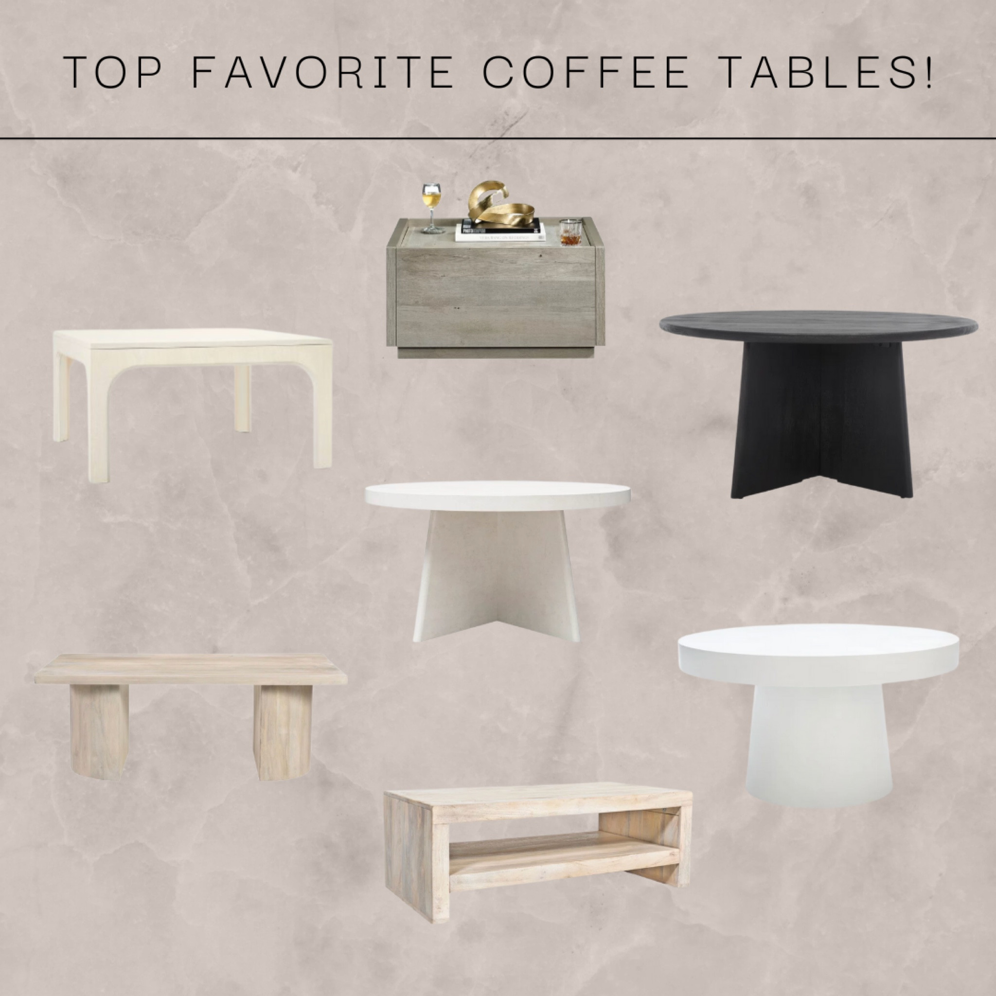 My favorite coffee tables at the moment 🫶🏼💘🌟🦋 #LTKhome