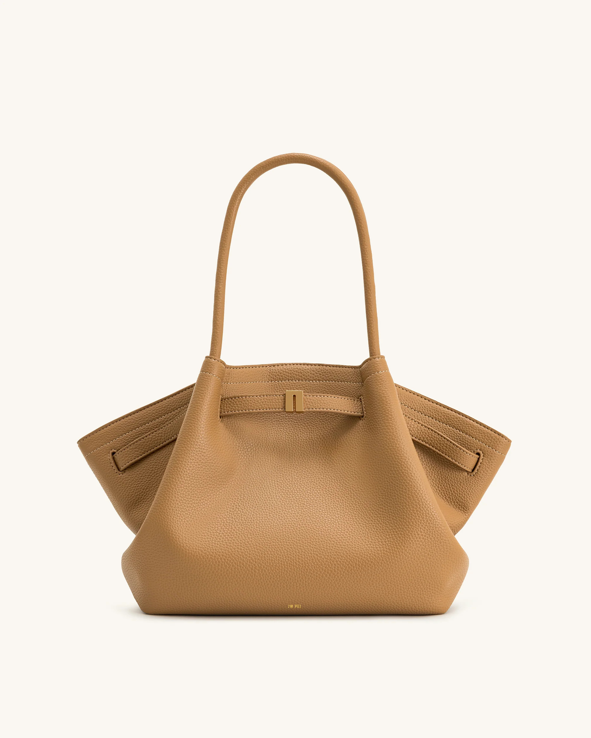 Hana Medium Tote Bag - Latte Color | JW PEI US