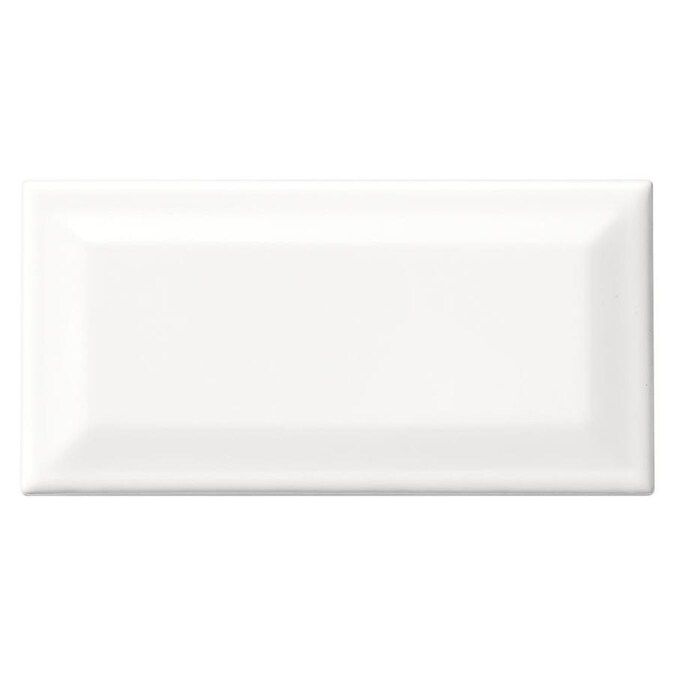 American Olean Profiles 80-Pack Ice White 3-in x 6-in Glossy Ceramic Subway Wall Tile Lowes.com | Lowe's