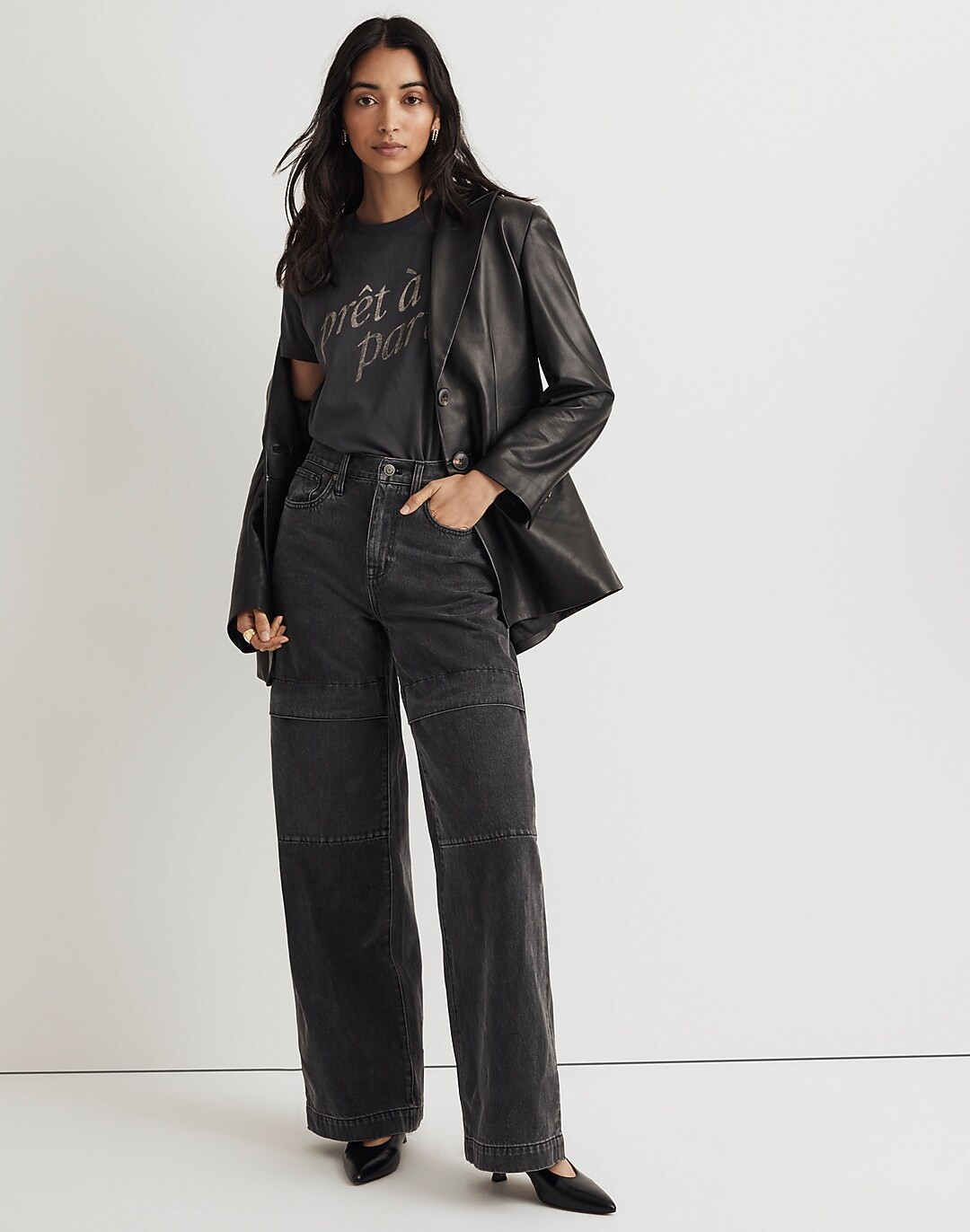 Superwide-Leg Jeans in Gunter Wash | Madewell