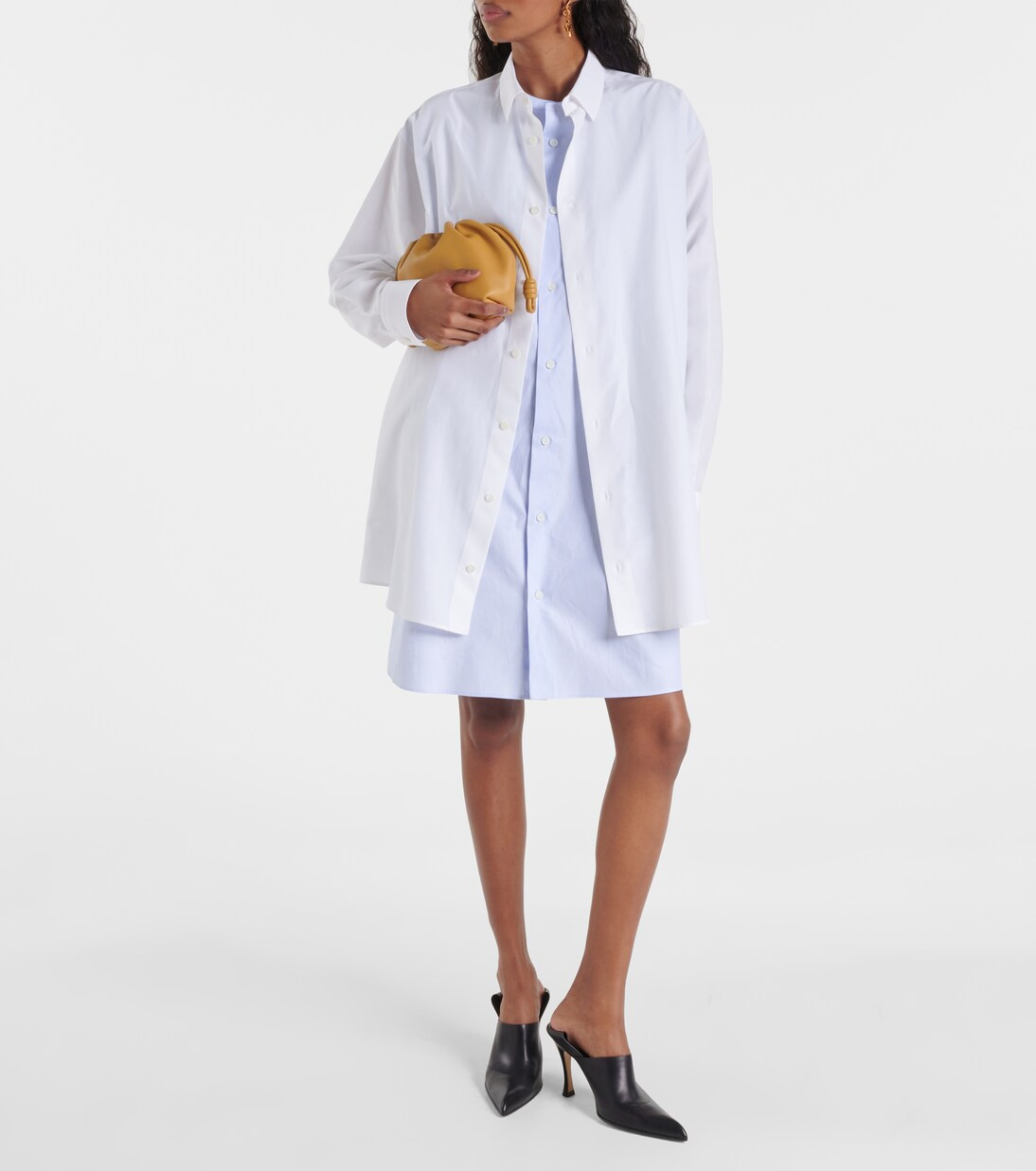Cotton and silk shirt dress | Mytheresa (US/CA)