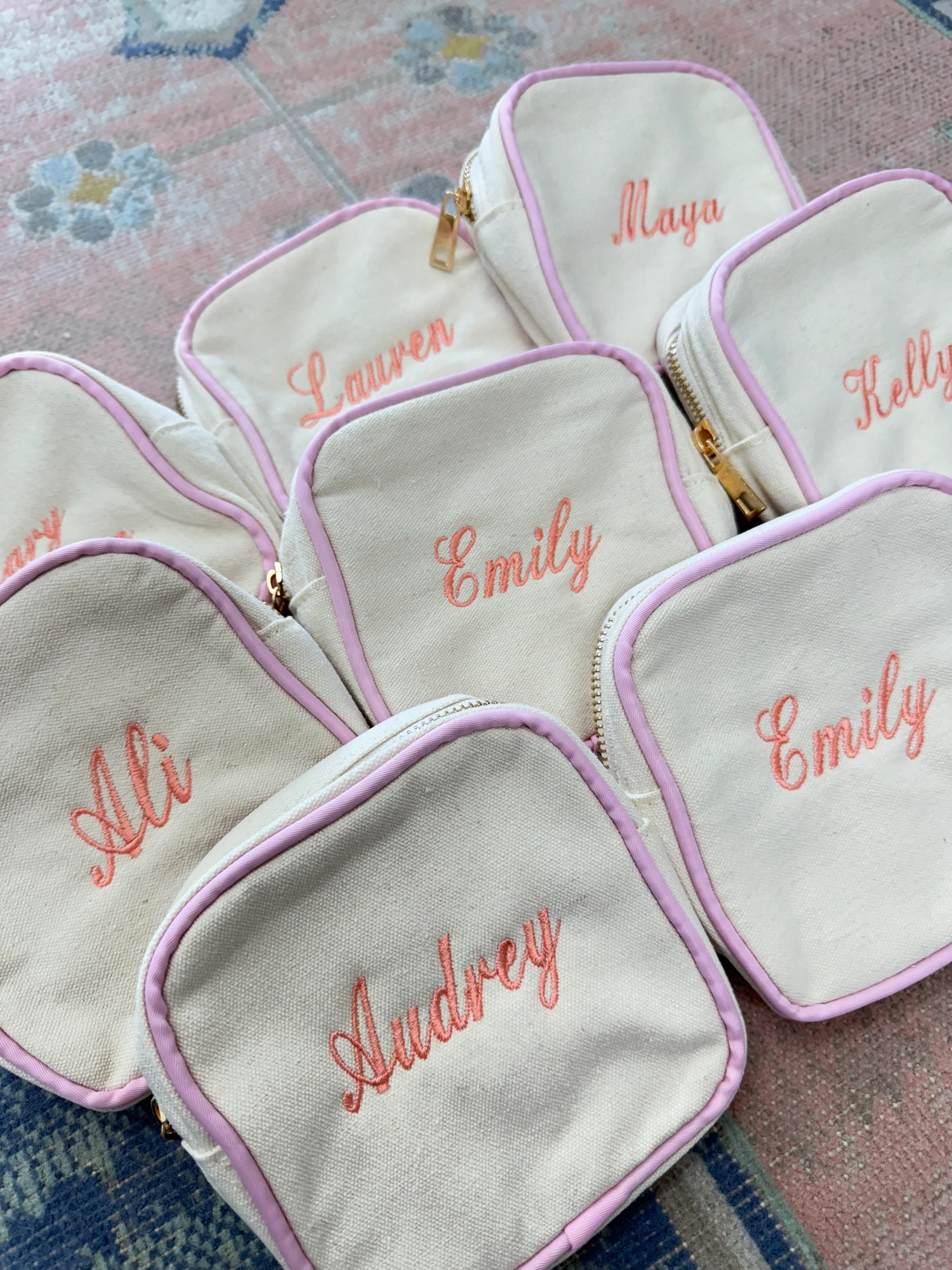 Canvas Makeup Bag Collection | KenzKustomz