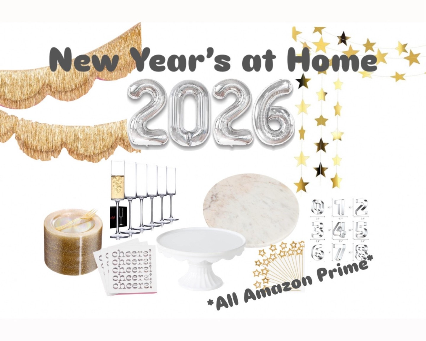 Hosting New Year’s Eve at home? Amazon Prime your party supplies! 

#LTKHoliday #LTKFindsUnder50 #LTKmomlife