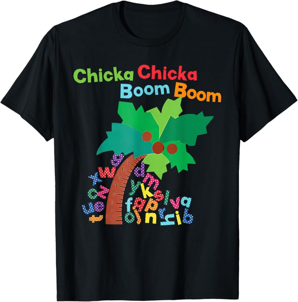 Chicka Boom Boom I'm Glad To See You 1st Day Of School T-Shirt | Amazon (US)