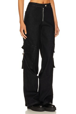 BY.DYLN Immy Jeans in Vintage Black from Revolve.com | Revolve Clothing (Global)