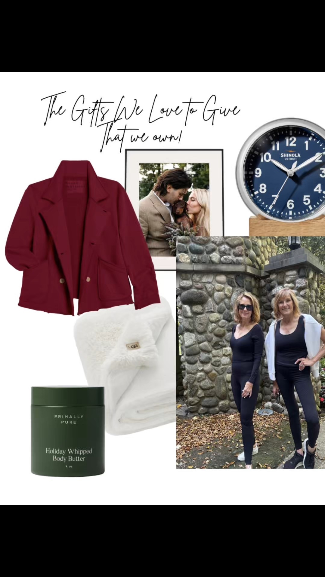 Gifts we highly recommend because we own them!!!
1.) Frank & Eileen Mini Belfast Jacket
2.) Ugg Blanket
3.) Shinola Clock
4.) Aura Frame
5.) Ann Taylor Fair Isle Sweater
6.) Nespresso Coffee Machine
7.) Rouge Dior Contour Lip Liner
8.) Primally Pure Body Butter
9.) Blank NYC Page Turner Jacket
10.) Elastique L’Original Leggings




#LTKGiftGuide #LTKHoliday #LTKOver40