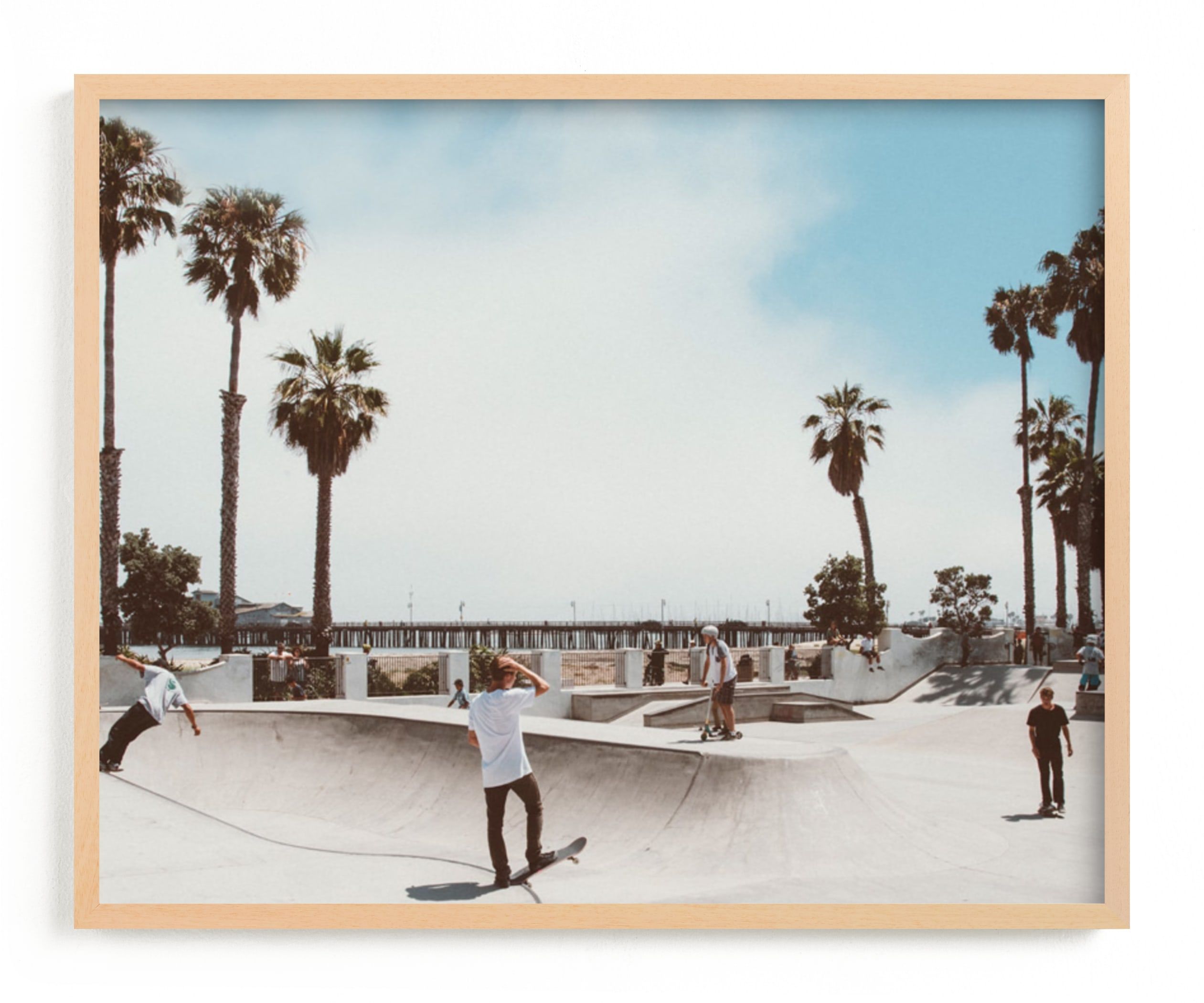 "Santa Barbara Skate 3" - Photography Art Print by Kamala Nahas. | Minted
