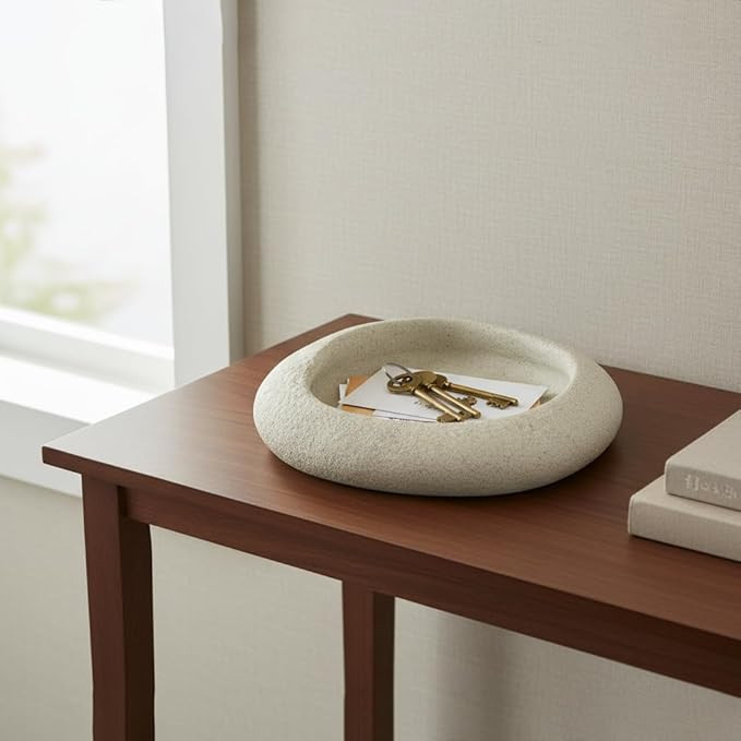 Large Decorative Bowl decor, Decorative Bowls for Modern Home Decor,Stylish Key Bowl for Entry Ta... | Amazon (US)