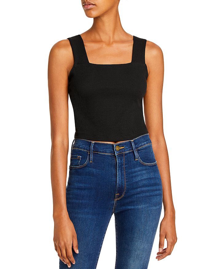 Ribbed Square Neck Tank - 100% Exclusive | Bloomingdale's (US)