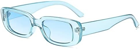 IKANOO Retro Rectangle Sunglasses for Women Men Small Square Frame Trendy Y2K 90’s Black Sungla... | Amazon (US)