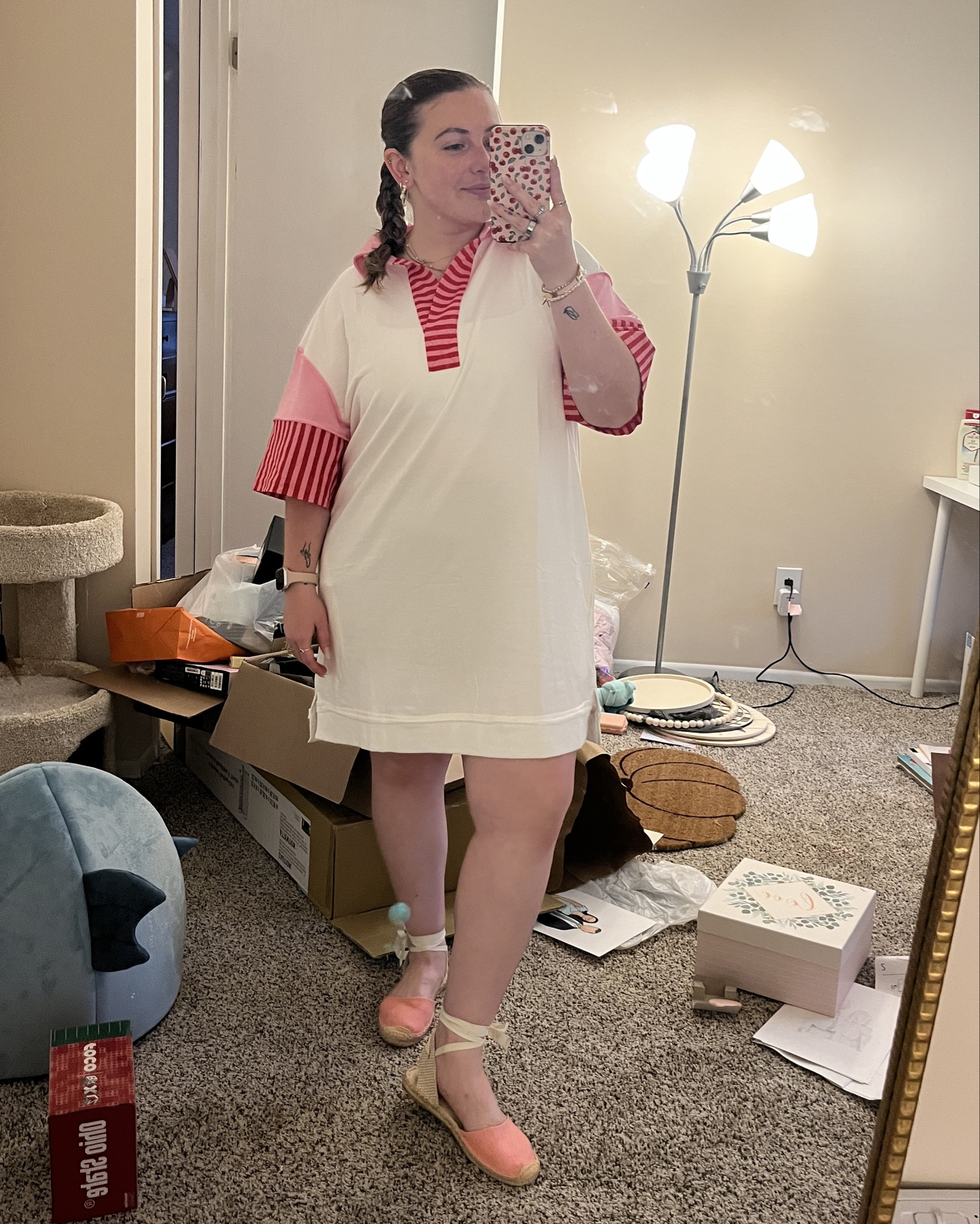 Another day another teacher outfit! Today’s outfit was extremely comfortable and got me so many compliments. This dress is great to dress up or down for anything🩷 plus you can’t go wrong with pink

#LTKFindsUnder50 #LTKWorkwear #LTKShoeCrush