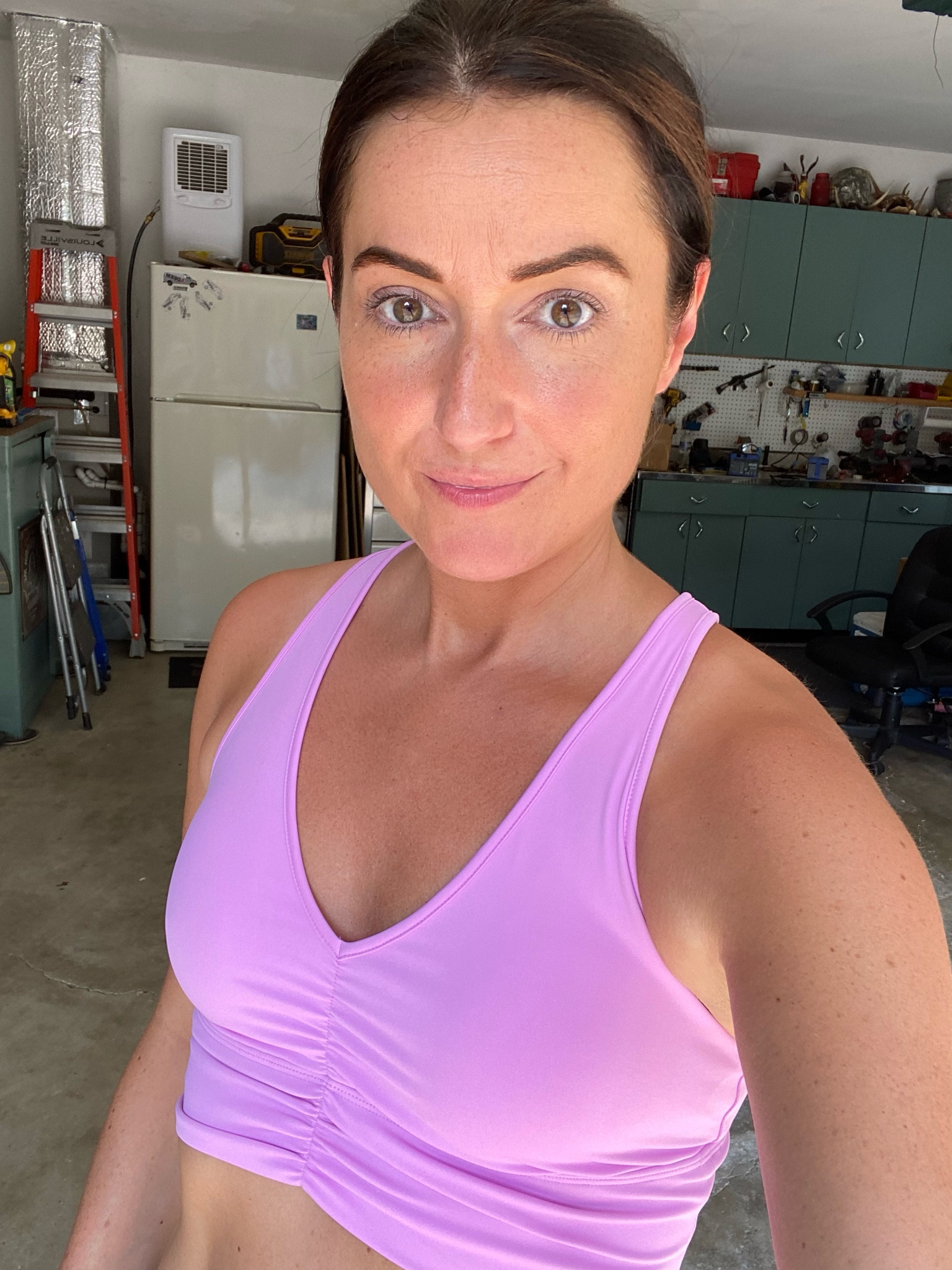 These Avia Sports bras at walmart have been marked down to $5 each and they are so adorable!  And comfortable! I love how they have the feminine ruching details too. Comes in 5 colors. I sized up to a medium for a comfortable athleisure top look. 
#walmartfinds
#walmartathleisure
#avia
#sportsbras
#athleisuretanktop
#clearancefinds
#walmartsalefinds

#LTKunder50 #LTKFind #LTKsalealert