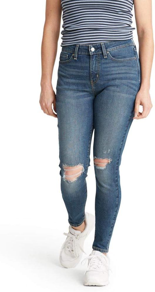 Signature by Levi Strauss & Co. Gold Label Women's Mid Rise Super Skinny Jeans | Amazon (US)