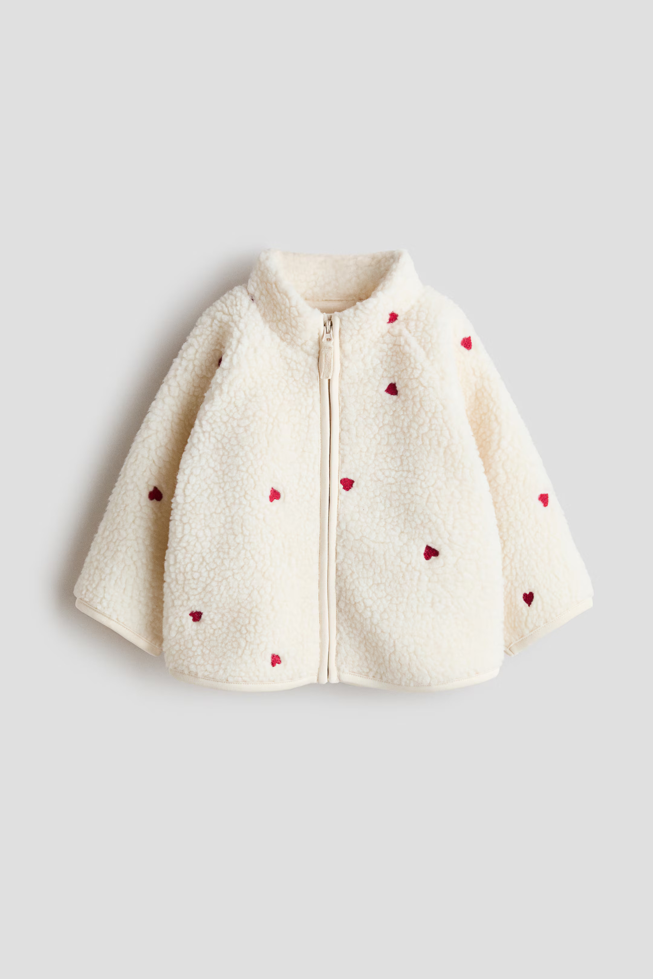 Printed Teddy Fleece Jacket | H&M (US + CA)
