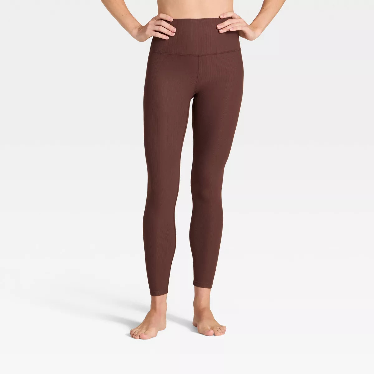 Women's Everyday Soft High-Rise Ribbed 7/8 Leggings - All In Motion™ | Target