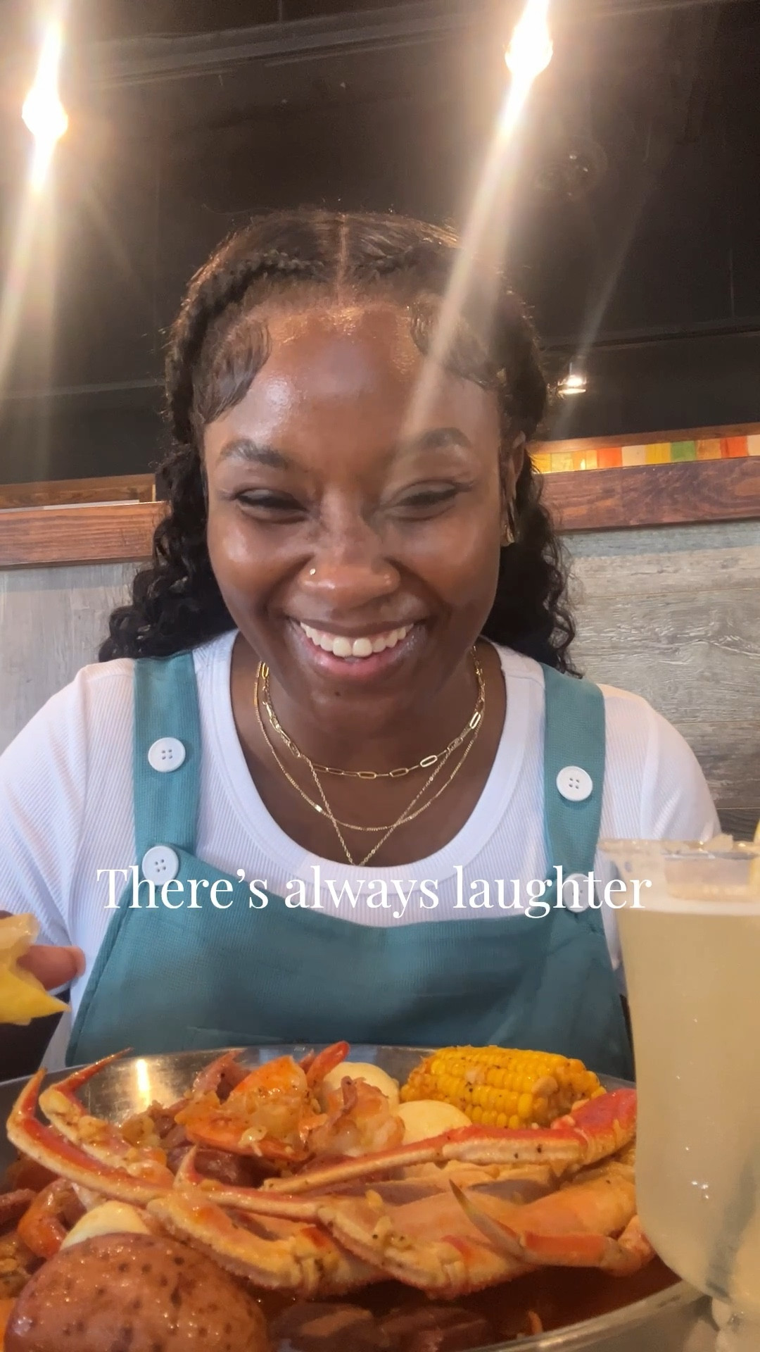 A little moment in our life 🤍  

Good food, real laughs, and the kind of moments that make ordinary days feel special. There’s always laughter when we’re together, and honestly, that’s one of my favorite parts of us 😂🦀✨  

Just a simple seafood date and another memory added to the collection.

#LTKdayinmylife #LTKvlog