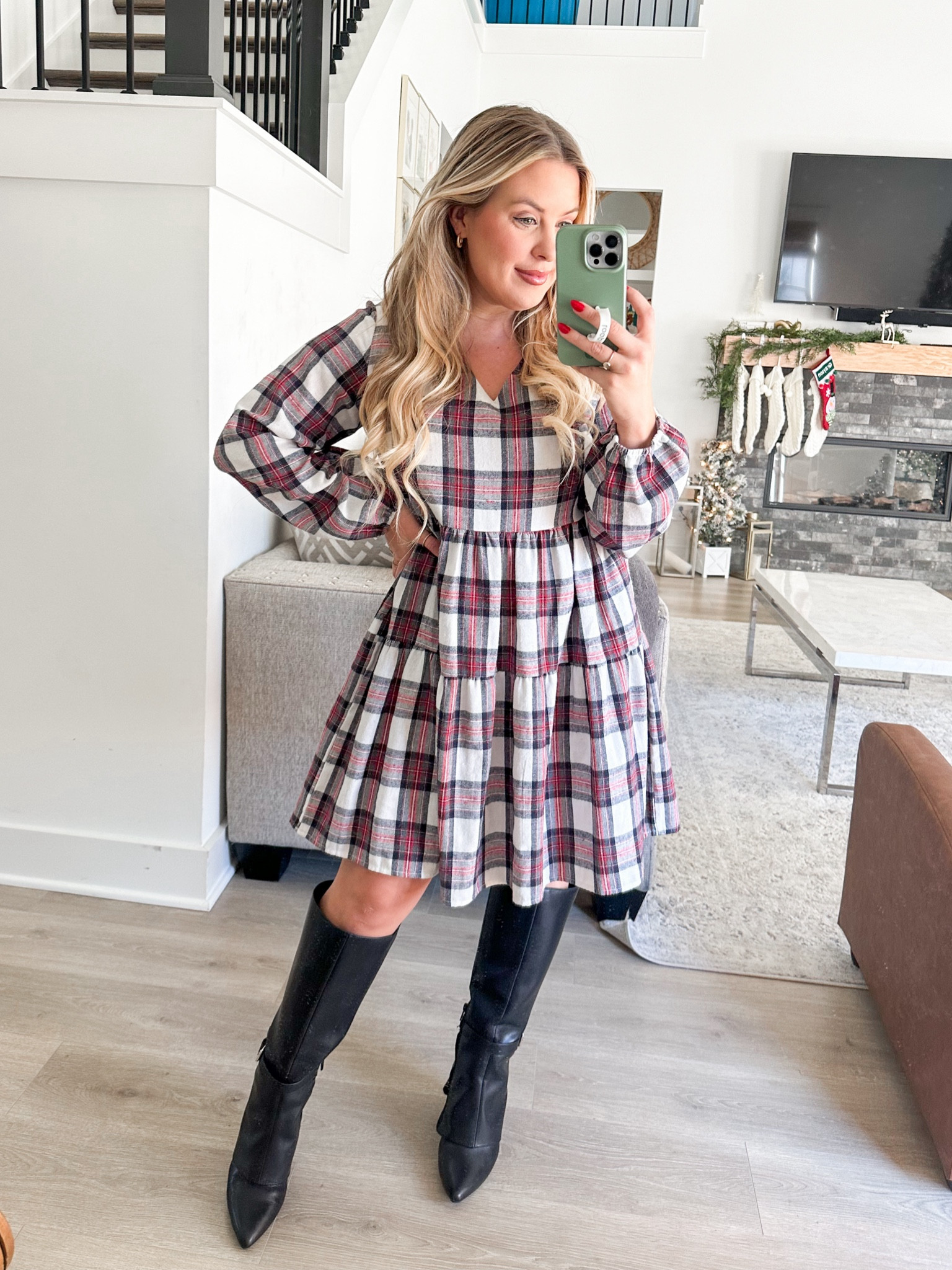 Holiday dress from Amazon size small. 

#LTKfindsunder50