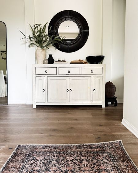 Warmed up our entryway with this super affordable rug! Love the pattern and how it compliments our console table! 

#LTKSaleAlert #LTKHome #LTKFindsUnder100