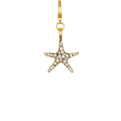 Mini Pavé Starfish Clip-On Charm | Sequin