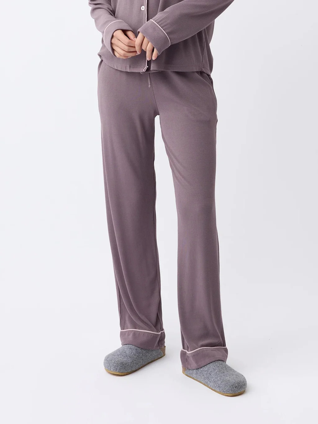 Women's Bamboo Rib-Knit Classic Pajama Pant | Cozy Earth