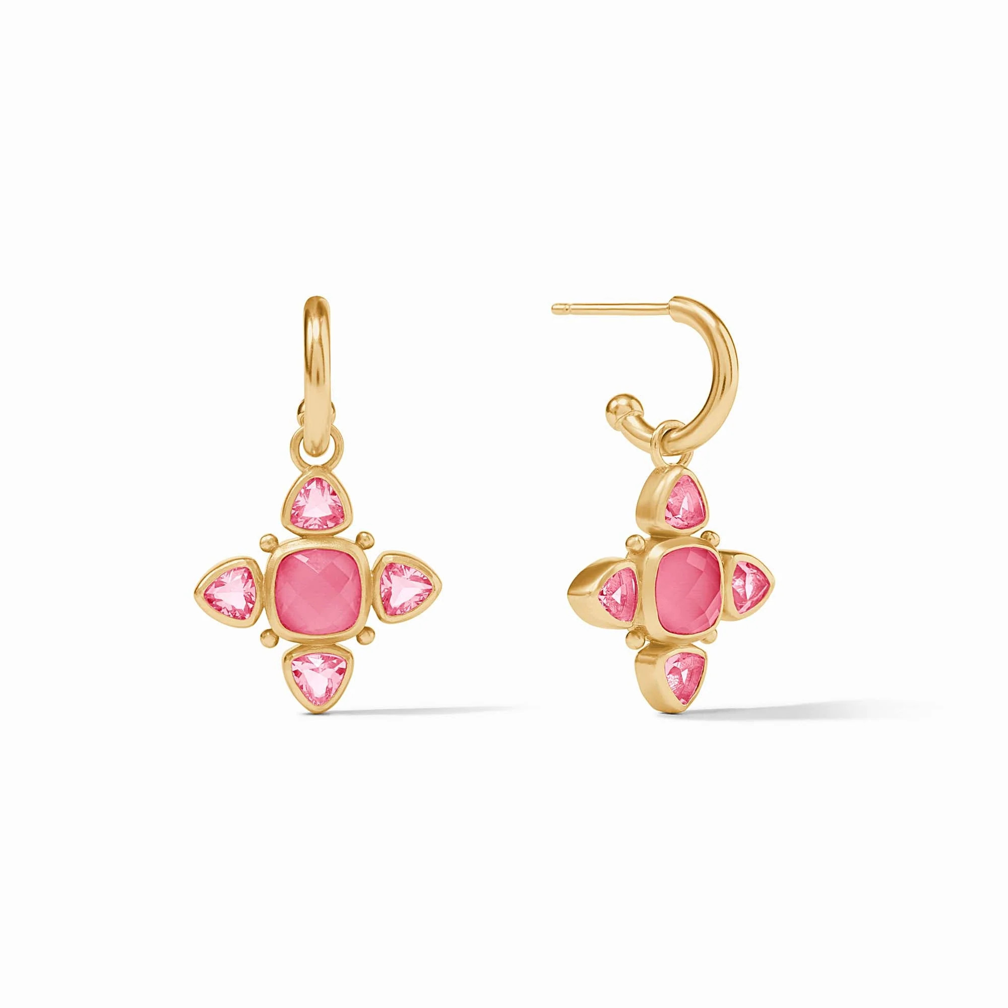 Aquitaine Hoop & Charm Earring | Julie Vos | Julie Vos