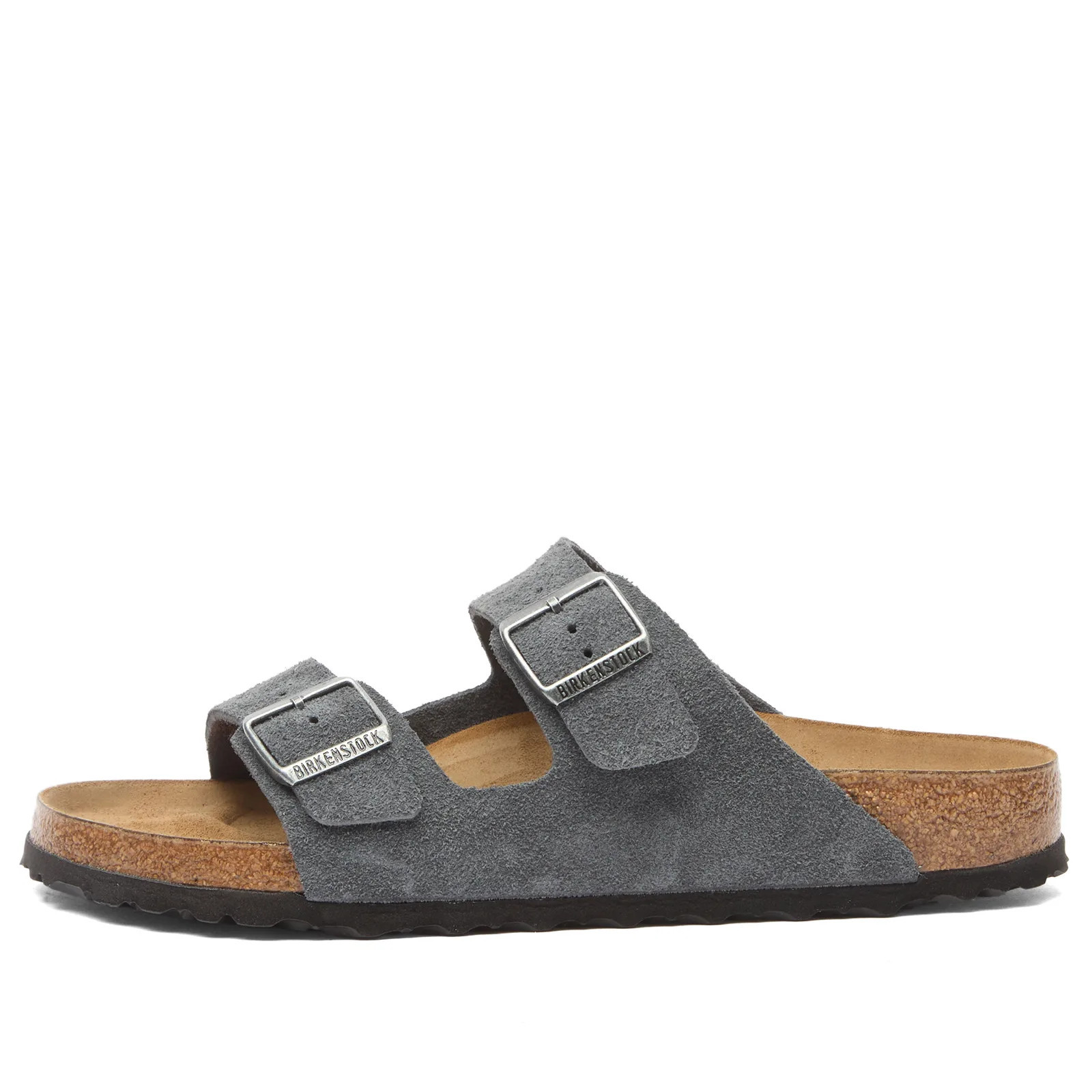 Birkenstock Men's Arizona Charcoal Suede | END. Clothing