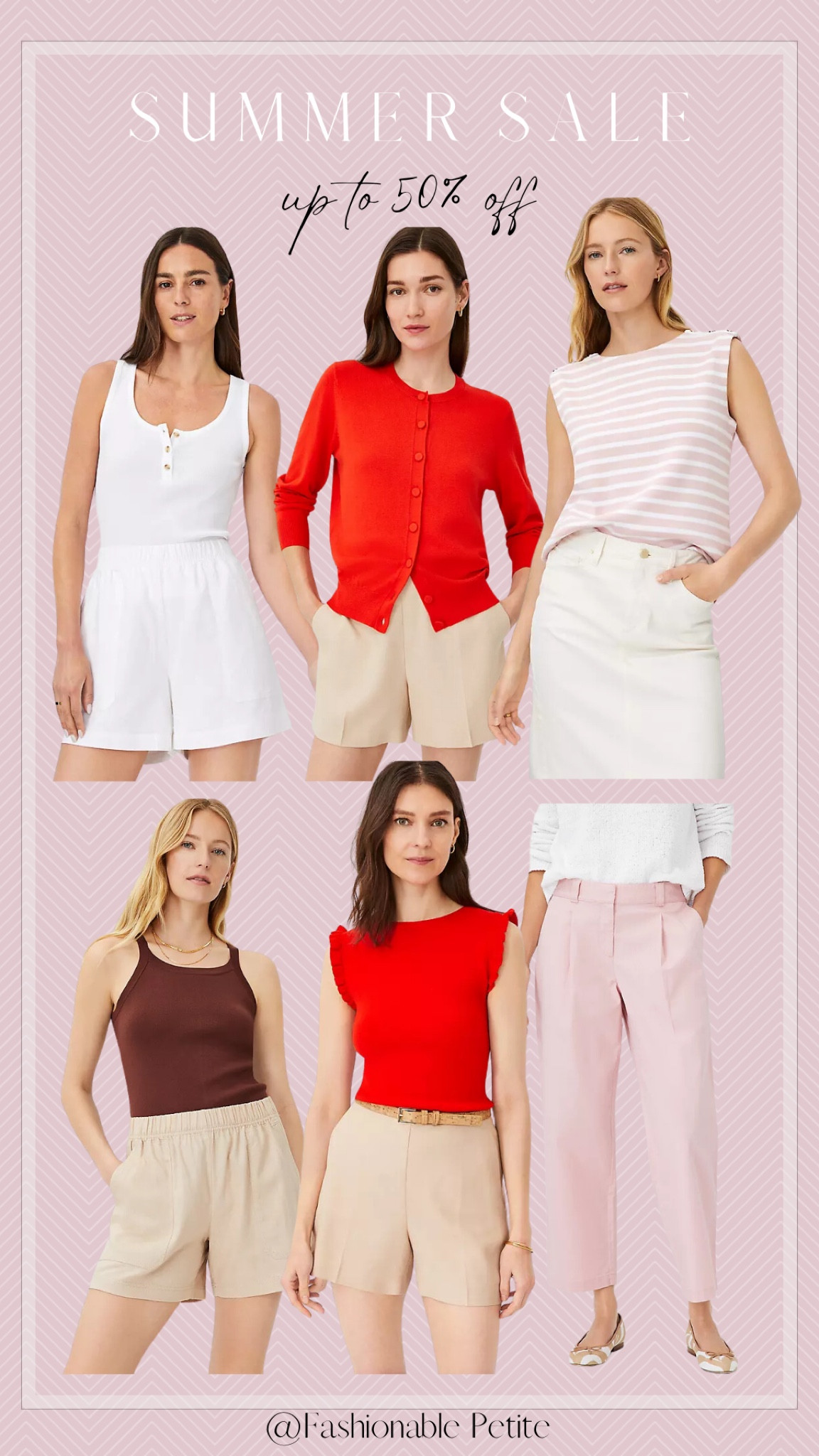 Summer outfit ideas from Ann Taylor. From work to the weekend. Up to 50% off! I love red for Fourth of July!

Summer outfit. Workwear. Women’s shorts. Weekend outfit. Pull on shorts. 

#LTKFindsUnder100 #LTKSaleAlert #LTKWorkwear