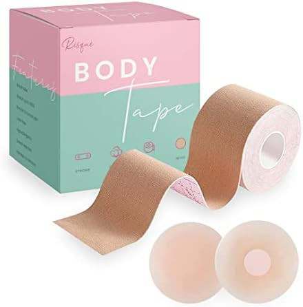 Boob Tape, Boobytape for Breast Lift | Achieve Chest Support Lift & Contour of Breasts | Sticky B... | Amazon (US)